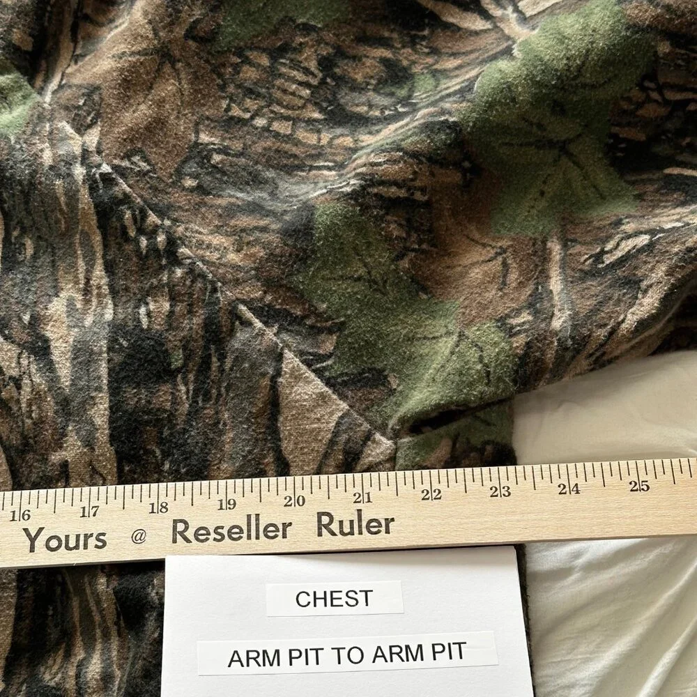 Vintage OCOEE Mens Camouflage Raglan Sleeve LG Jacket Hunting Camping Outdoors